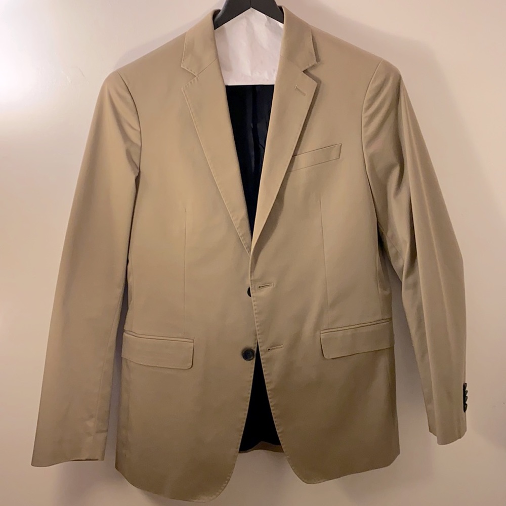 Banana Republic Tan Slim Fit Blazer